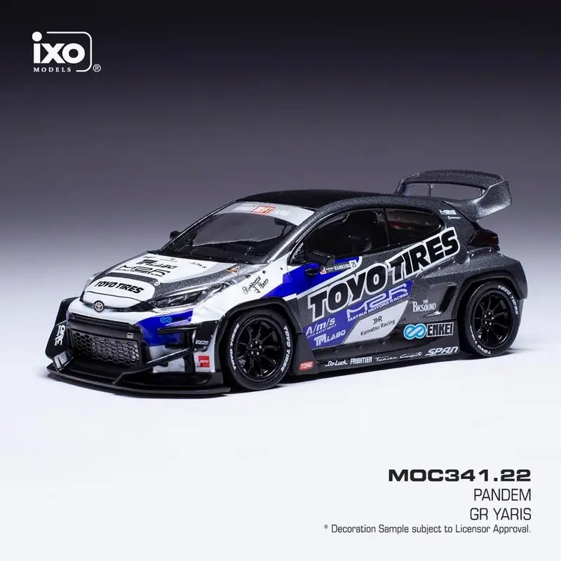 1:43 Toyota Gr Yaris Pandem -- Toyo Tires -- Ixo Models 1