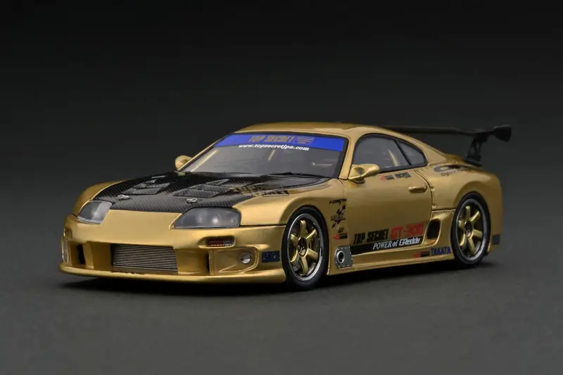 1:43 Toyota Supra (A80) -- Top Secret Gt300 Gold -- Ignition Model Ig2947 1