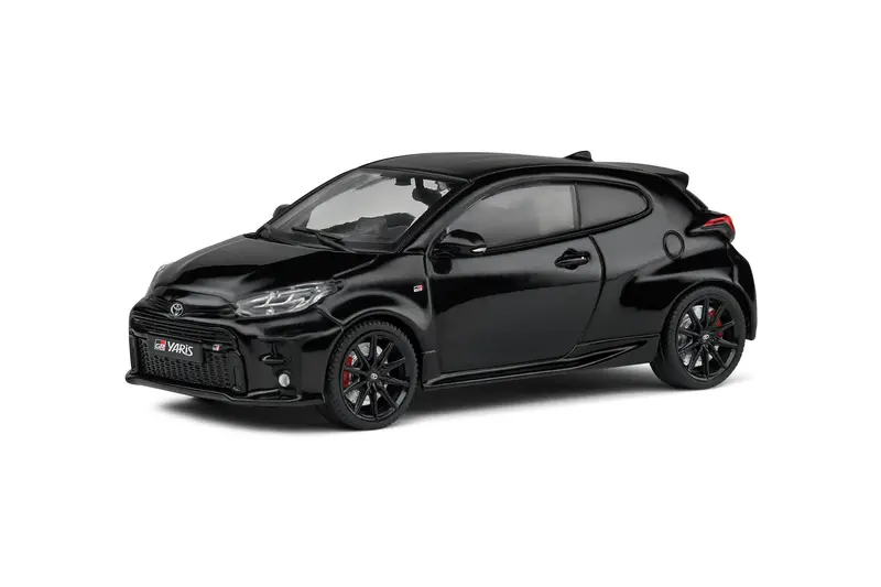 1:43 Toyota Yaris Gr -- Black -- Solido 1