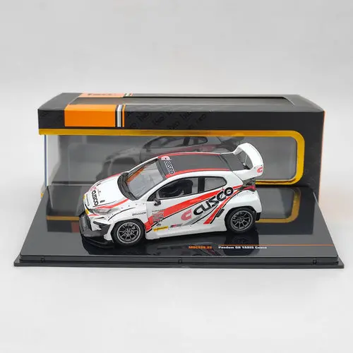 1:43 Toyota Yaris Gr Pandem -- Cusco White -- Ixo Models 1
