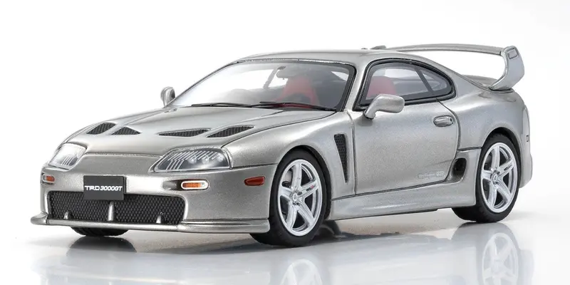 1:43 Trd 3000Gt (Toyota Supra Mk4) -- Silver -- Kyosho 1