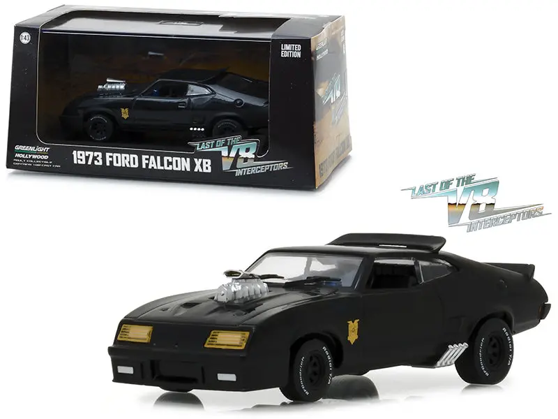 1:43 V8 Interceptor Mad Max - Black -- 1973 Ford Falcon Xb -- Greenlight 1