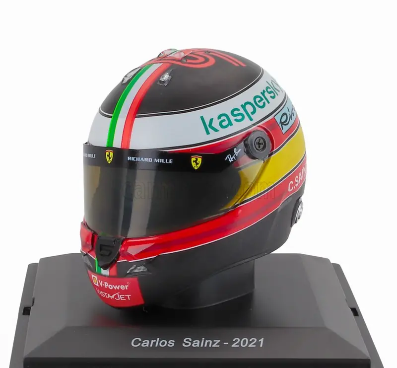 1:5 Helmet -- Carlos Sainz - 2021 Italian Gp -- Ferrari -- Atlas F1 1
