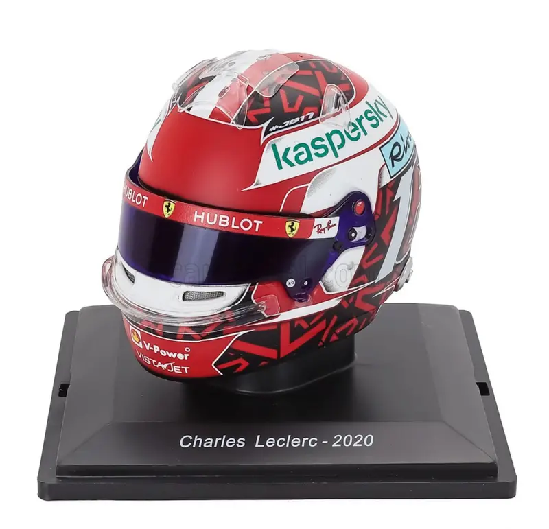 1:5 Helmet -- Charles Leclerc - 2020 Season -- Ferrari -- Atlas F1 1