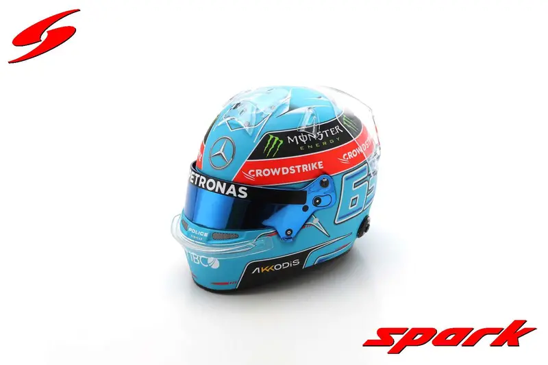 1:5 Helmet -- George Russell - 2022 Brazilian Gp -- Mercedes -  Spark F1 1