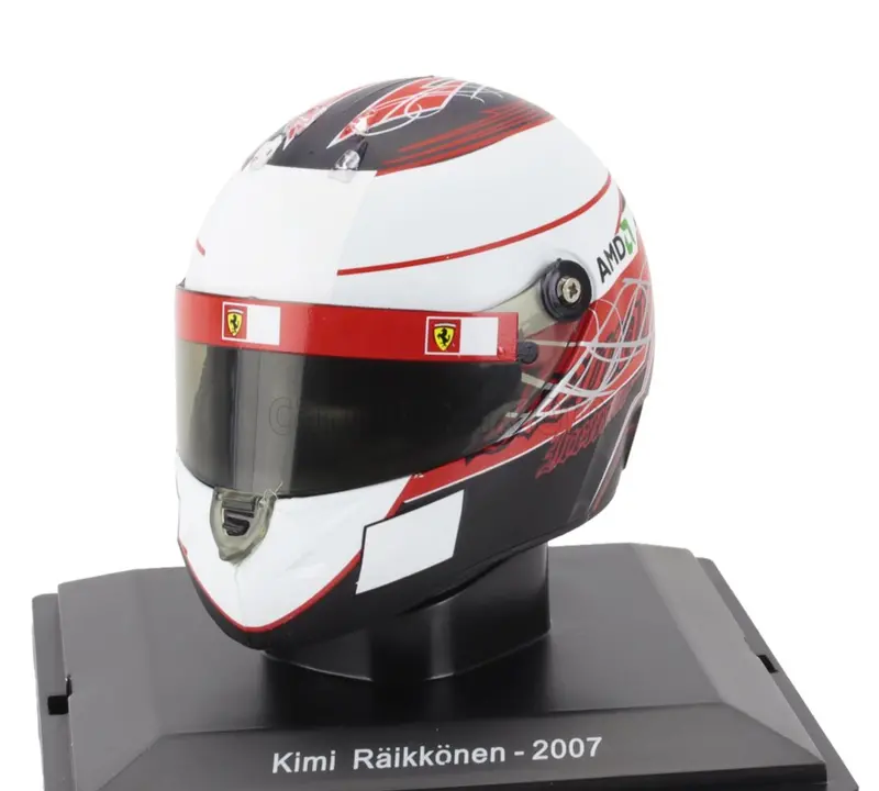 1:5 Helmet -- Kimi Raikkonen - 2007 Season -- Ferrari -- Atlas F1 1