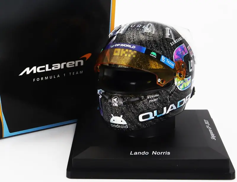 1:5 Helmet -- Lando Norris - 2023 Singapore Gp -- Mclaren -- Spark F1 1