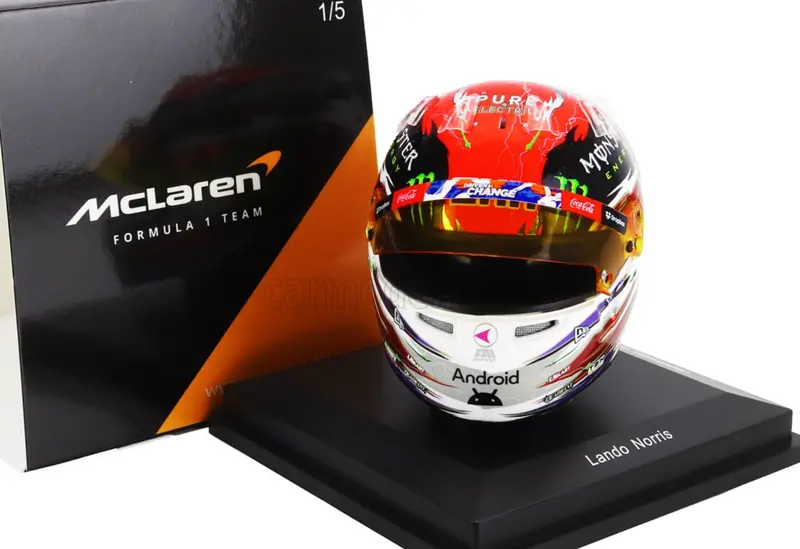1:5 Helmet -- Lando Norris - 2024 Japanese Gp -- Mclaren -- Spark F1 1