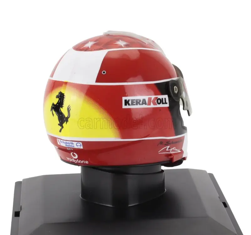 1:5 Helmet -- Michael Schumacher - 2002 Season -- Ferrari -- Atlas F1 2