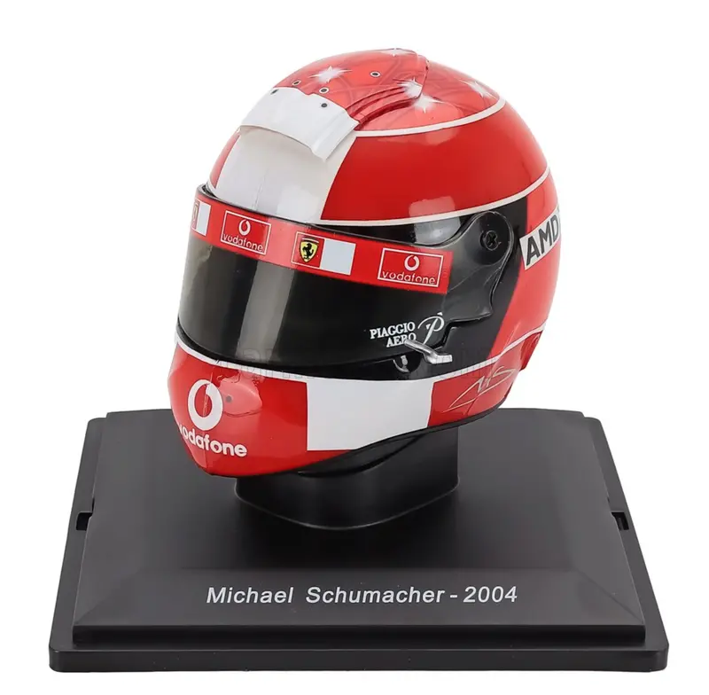 1:5 Helmet -- Michael Schumacher - 2004 Season -- Ferrari -- Atlas F1 1