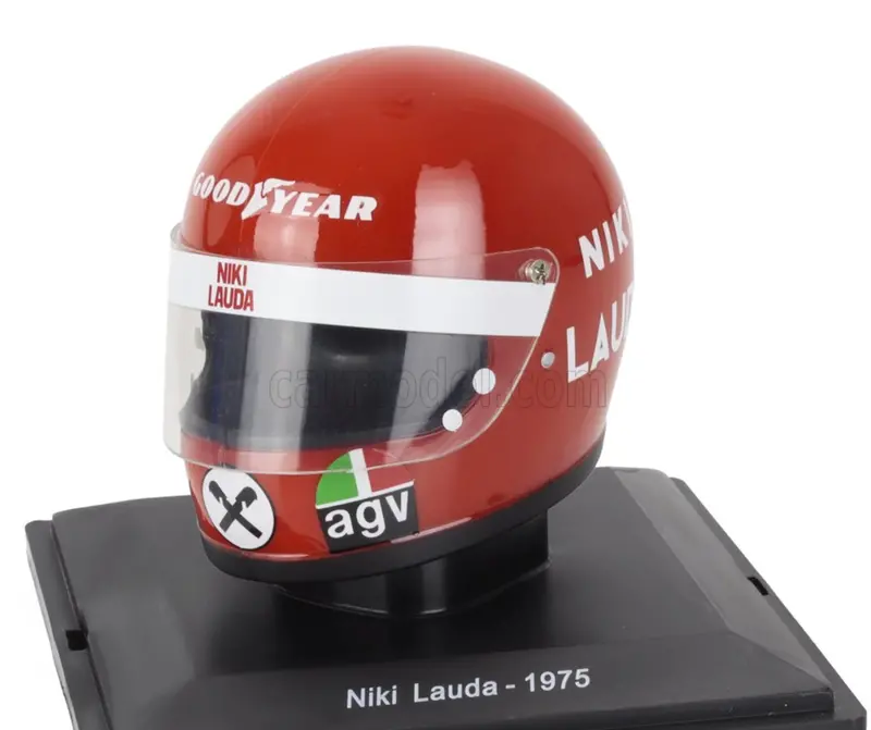 1:5 Helmet -- Niki Lauda - 1975 Season -- Ferrari -- Atlas F1 1