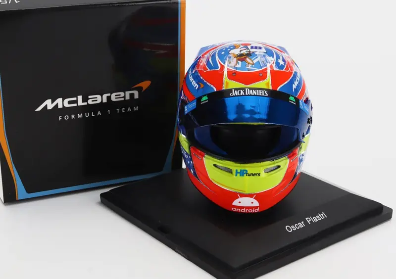 1:5 Helmet -- Oscar Piastri - 2023 Australian Gp -- Mclaren -- Spark F1 1