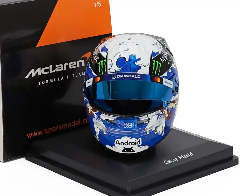 1:5 Helmet -- Oscar Piastri - 2025 Japan Gp -- Mclaren -- Spark F1 1