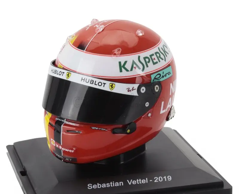 1:5 Helmet -- Sebastian Vettel - 2019 Niki Lauda Tribute -- Ferrari -- Atlas F1 1