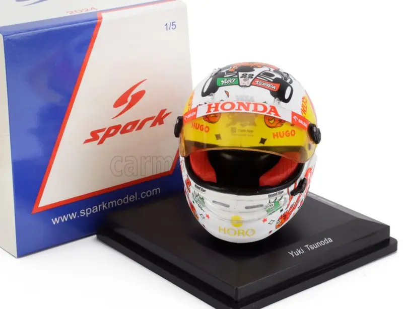 1:5 Helmet -- Yuki Tsunoda - 2024 Italian Gp -- Red Bull -- Spark F1 1