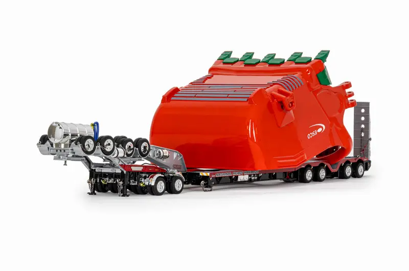 1:50 4X8 Bucket Trailer -- National Heavy Haulage (Nhh) -- Drake Truck Zt09329 1