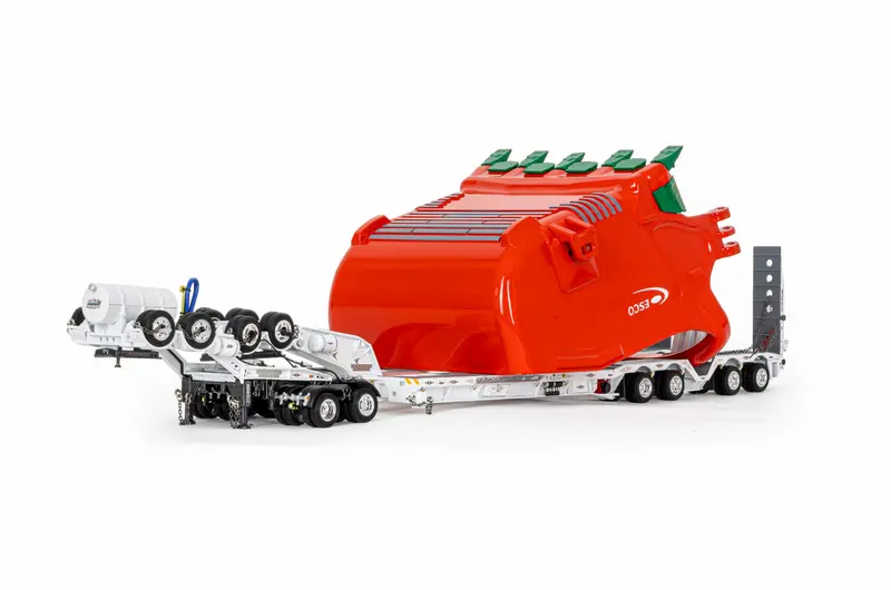 1:50 4X8 Bucket Trailer -- S & S Heavy Haulage -- Drake Truck Zt09330 1