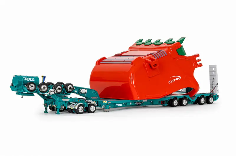 1:50 4X8 Bucket Trailer -- Toll Transport -- Drake Truck Zt09331 1