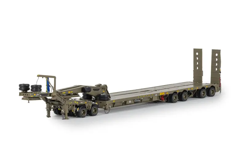 1:50 4X8 Swingwing And 2X8 Dolly Trailer - Australian Army - Drake Truck Zt09350 1
