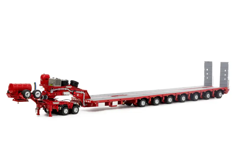 1:50 7X8 Steerable Trailer -- Rosso Red -- Drake Truck Zt09070 1