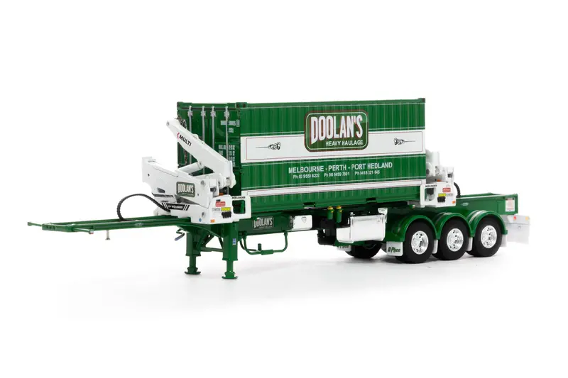 1:50 Boxloader Trailer -- Doolan's Heavy Haulage -- Drake Truck Zt09251 1