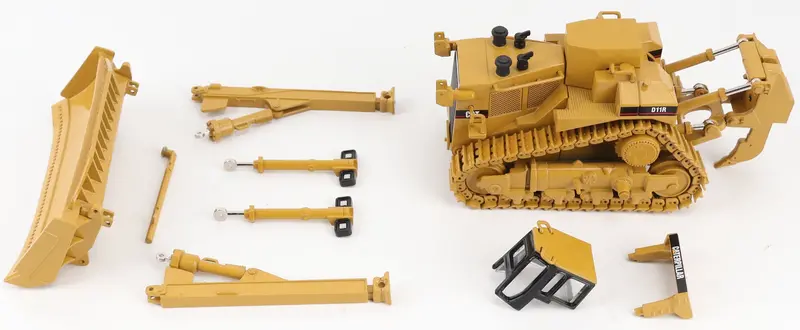 1:50 Cat D11r Bulldozer Trailer Load Components - Diecast Masters X Drake Z85741 1
