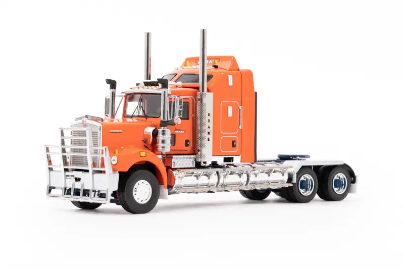 1:50 Kenworth C509 Sleeper -- Drake Orange -- Drake Truck Z01581 1