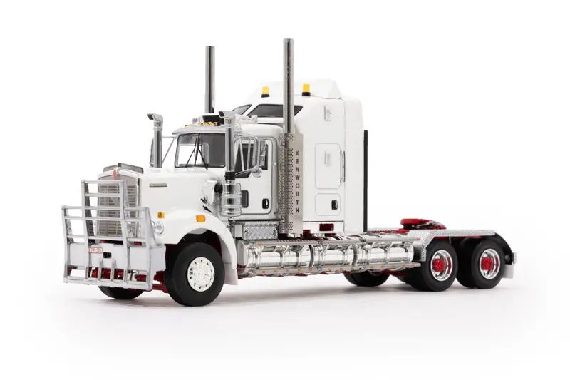 1:50 Kenworth C509 Sleeper -- White/Red -- Drake Truck Z01582 1