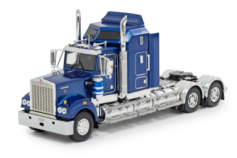 1:50 Kenworth T900 -- Metallic Blue -- Drake Truck Z01603 1