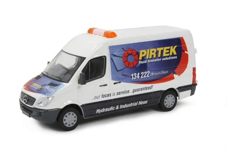 1:50 Pirtek Fluid Transfer -- Mercedes-Benz Sprinter -- Conrad Co1610-11 1