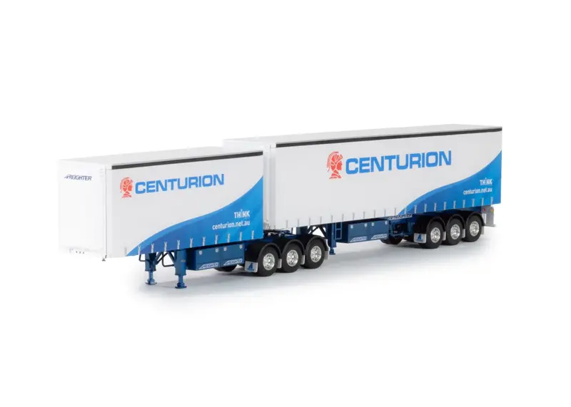 1:50 T-Liner B-Double Trailer Set -- Centurion Transport -- Drake Truck Zt09309 1