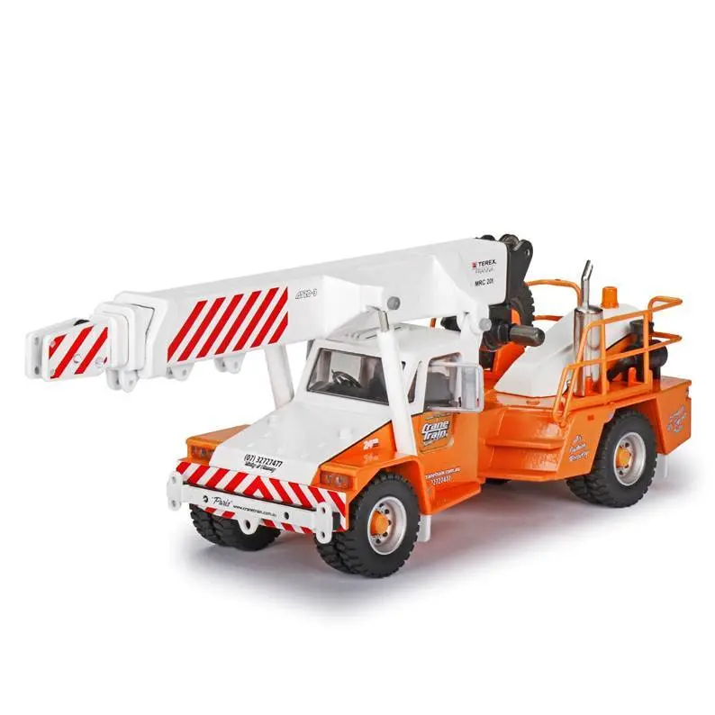 1:50 Terex At20 (Franna) Crane -- Crane Train (Orange/White) -- Conrad 2113/09 1