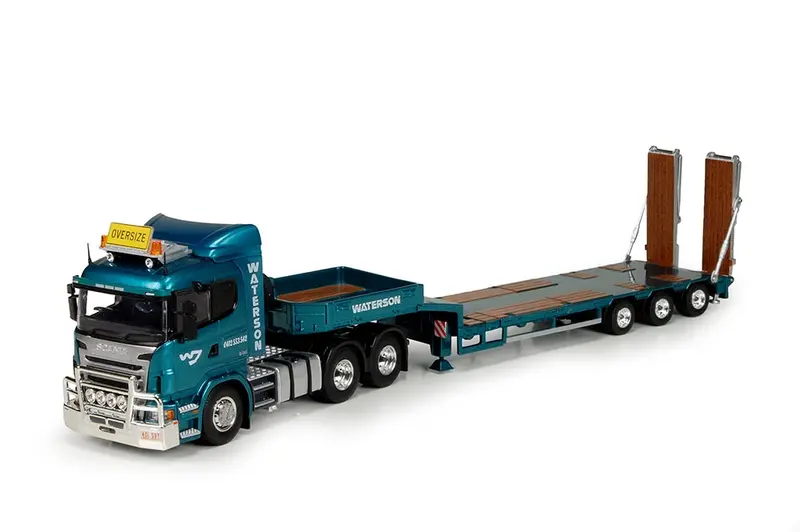 1:50 Waterson -- Scania R Series Lowline 6X4 Truck With Trailer -- Tekno 1