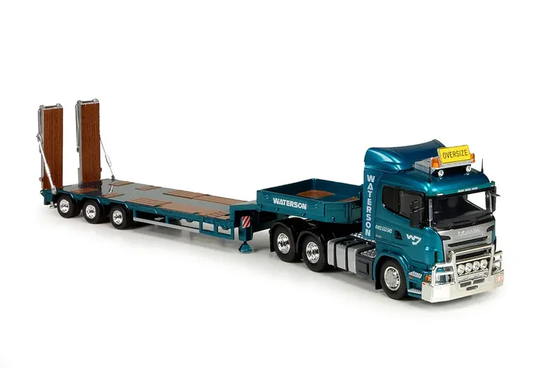 1:50 Waterson -- Scania R Series Lowline 6X4 Truck With Trailer -- Tekno 2