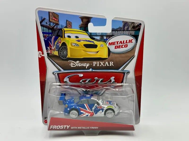 1:55 Frosty - Metallic Deco Finish -- Disney "Cars" Mattel Bjt35 1