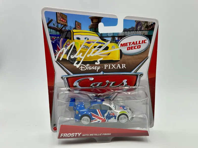 1:55 Frosty - *Signed* Metallic Deco Finish -- Disney "Cars" Mattel Bjt35 1
