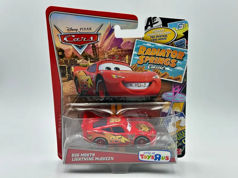 1:55 Lightning Mcqueen - Bug Mouth - Toys R Us -- Disney "Cars" Mattel Y8457 1