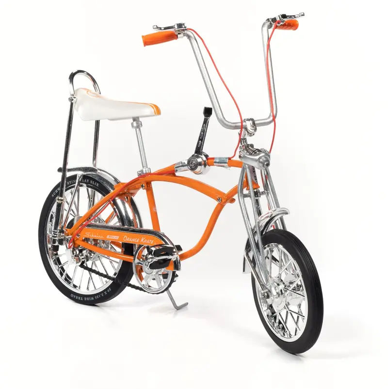 1:6 Schwinn "Stik Shift Sting Ray" Bicycle -- Orange Krate -- Auto World Bike 1