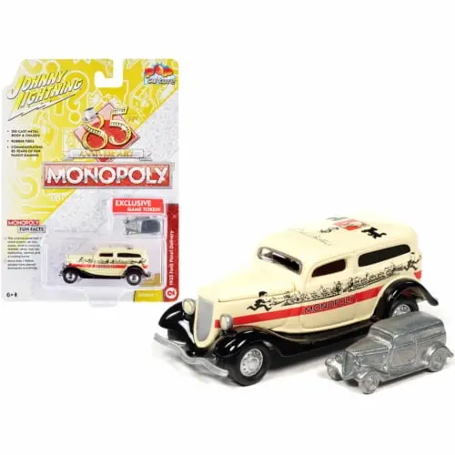 1:64 1933 Ford Panel Delivery -- Monopoly -- Johnny Lightning 1