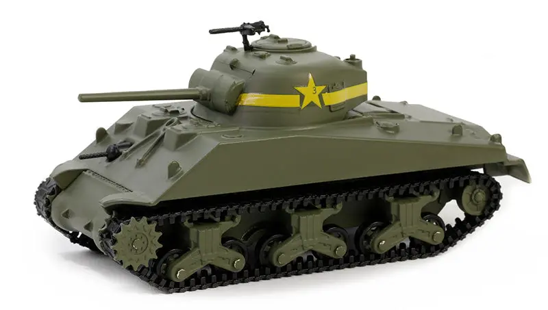 1:64 1943 M4 Sherman Tank Ww2 Us Army -- Greenlight 1