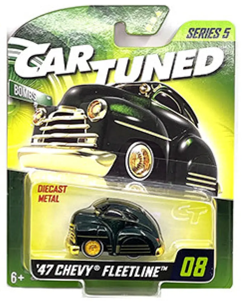 1:64 1947 Chevrolet Fleetline -- Green Metallic -- Cartuned: Mainline Series 5 1