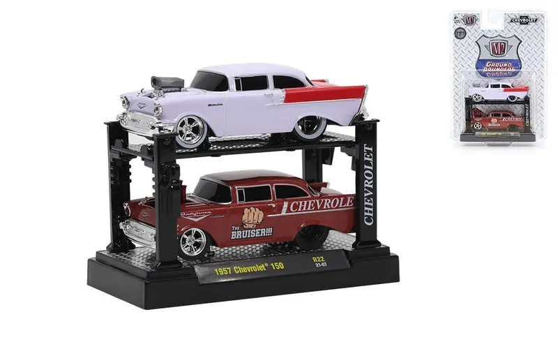 1:64 1957 Chevrolet 150 -- M2 Machines Auto-Lift Release 22 1