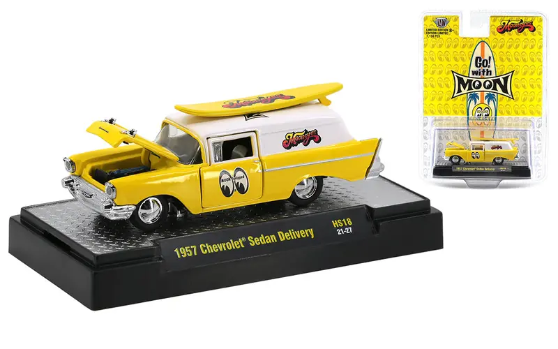 1:64 1957 Chevrolet Sedan Delivery -- Mooneyes -- M2 Machines 1