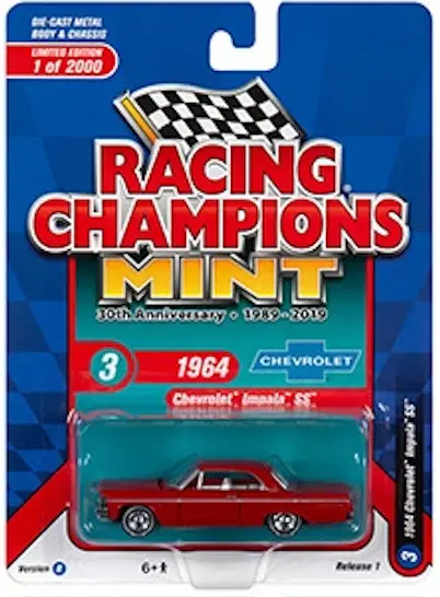 1:64 1964 Chevrolet Impala Ss -- Red -- Johnny Lightning 1