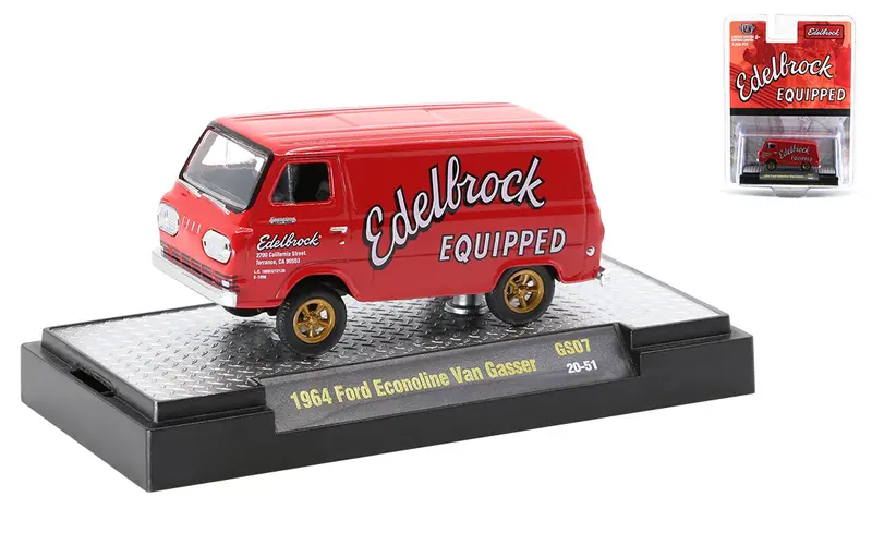 1:64 1964 Ford Econoline Gasser -- Edelbrock -- M2 Machines 1