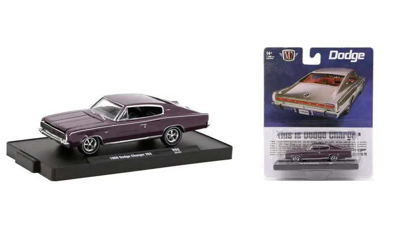 1:64 1966 Dodge Charger 383 -- Purple -- M2 Machines 1