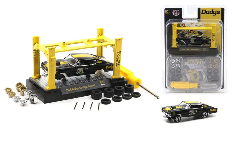 1:64 1966 Dodge Charger Gasser -- M2 Machines Model Kits Release 47 1