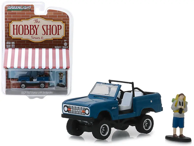 1:64 1967 Ford Bronco W/Backpacker -- The Hobby Shop Series 6 1