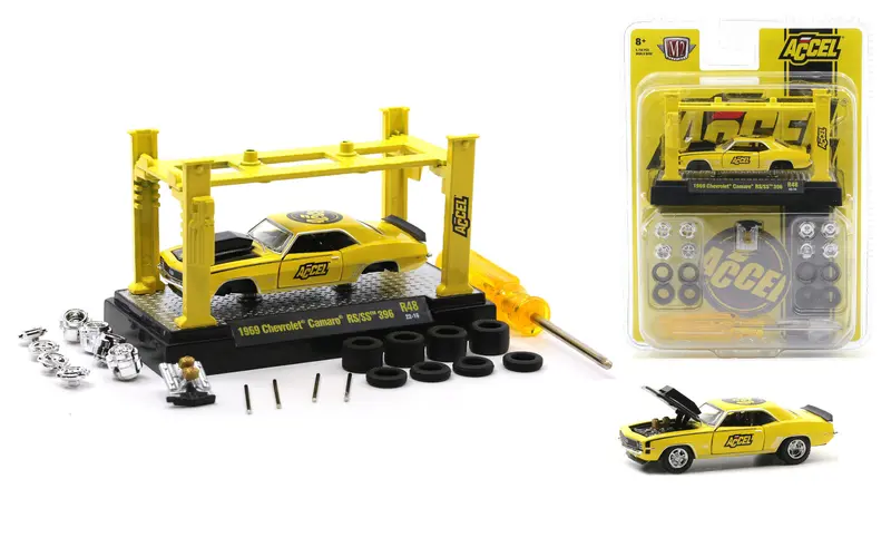 1:64 1969 Chevrolet Camaro Rs/Ss 396 -- M2 Machines Model Kits Release 48 1