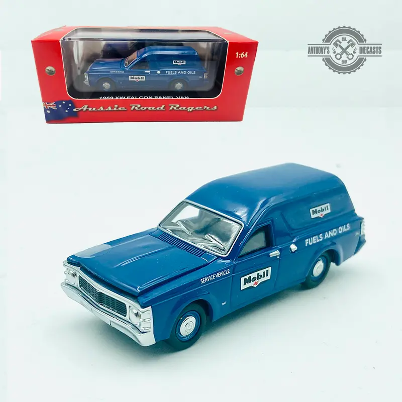 1:64 1969 Ford Xw Falcon Panel Van -- Mobilgas -- Cooee Classics 1
